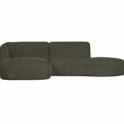 WOOOD Polly chaise longue links warm Groen