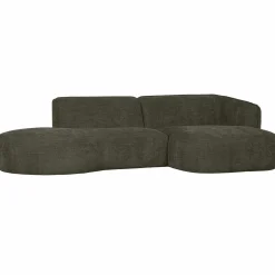 Clearance WOOOD Polly chaise longue rechts warm Groen