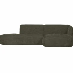 Clearance WOOOD Polly chaise longue rechts warm Groen