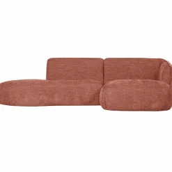 Best WOOOD Polly chaise longue rechts Roze
