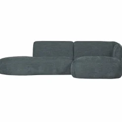 Outlet WOOOD Polly chaise longue rechts Blauw/groen