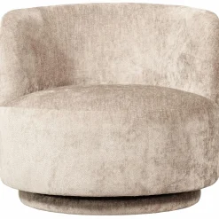 Best WOOOD Popular draaifauteuil Naturel