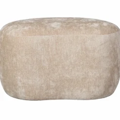Clearance WOOOD Popular organische poef Naturel