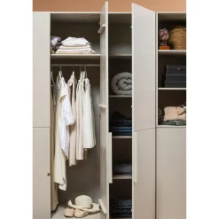 Discount WOOOD Pure 2-deurs hangkast - splitdeur grenen dust