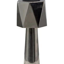 Best WOOOD Rea tafellamp metaal chrome