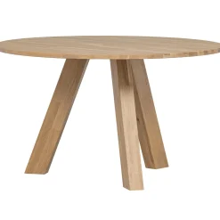 Clearance WOOOD Rhonda eettafel ø129 cm eiken naturel Naturel mat