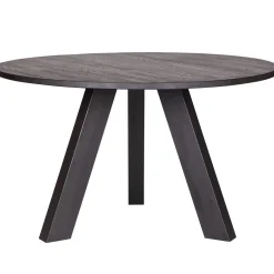 Clearance WOOOD Rhonda eettafel ø129 cm night Zwart