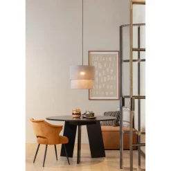 Clearance WOOOD Rhonda eettafel ø129 cm night Zwart