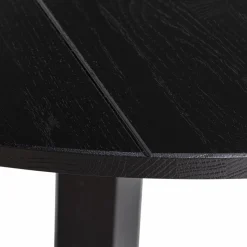 Clearance WOOOD Rhonda eettafel ø129 cm night Zwart