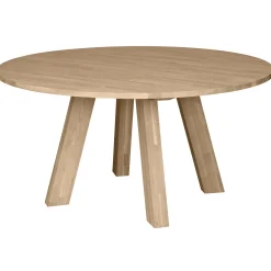 Clearance WOOOD Rhonda XL eettafel ø150 cm eiken naturel Naturel mat