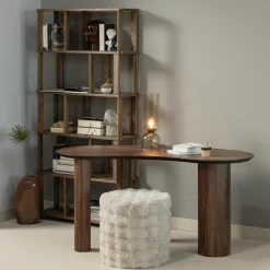 New WOOOD Riss boekenkast eikenhout naturel