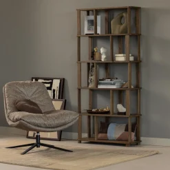 New WOOOD Riss boekenkast eikenhout naturel