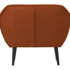 Sale WOOOD Rocco fauteuil velvet Roest