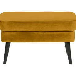Discount WOOOD Rocco hocker velvet Oker