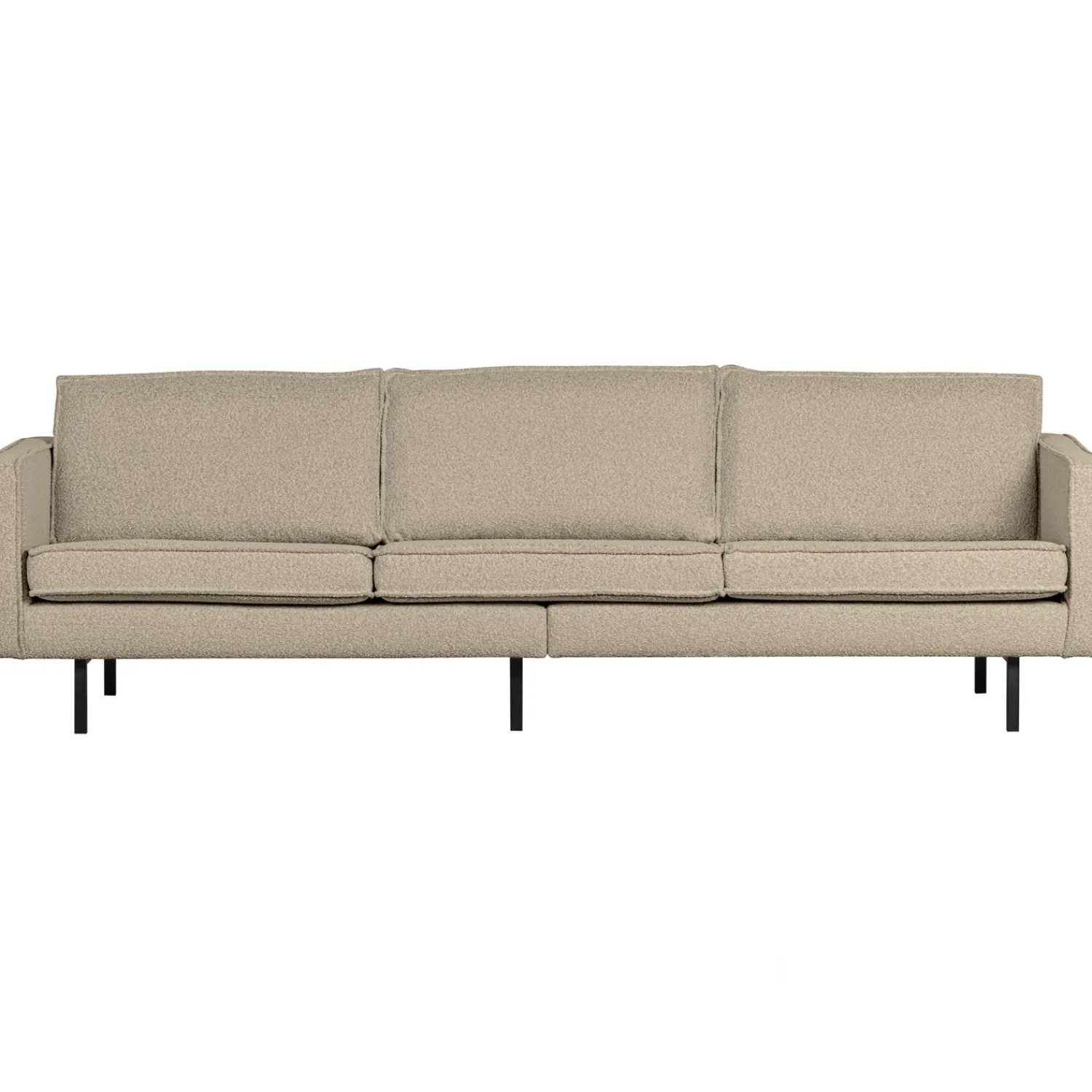 WOOOD Rodeo bank 3-zits bouclé Beige