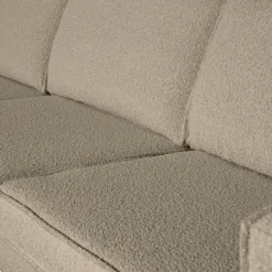 WOOOD Rodeo bank 3-zits bouclé Beige