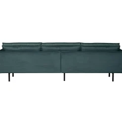 Outlet WOOOD Rodeo bank 3-zits velvet Groenblauw