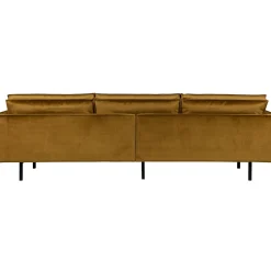 New WOOOD Rodeo bank 3-zits velvet Honinggeel