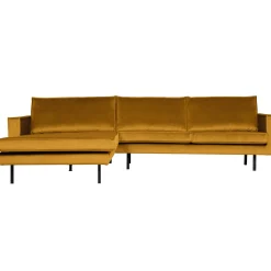 Sale WOOOD Rodeo chaise longue links velvet Oker