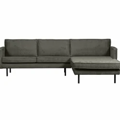 WOOOD Rodeo chaise longue rechts structure velvet Frost