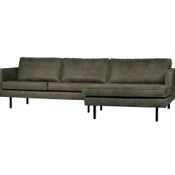 Best WOOOD Rodeo chaise longue rechts ecoleer Army