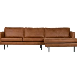 Best WOOOD Rodeo chaise longue rechts ecoleer Cognac