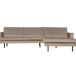Sale WOOOD Rodeo chaise longue rechts velvet Khaki