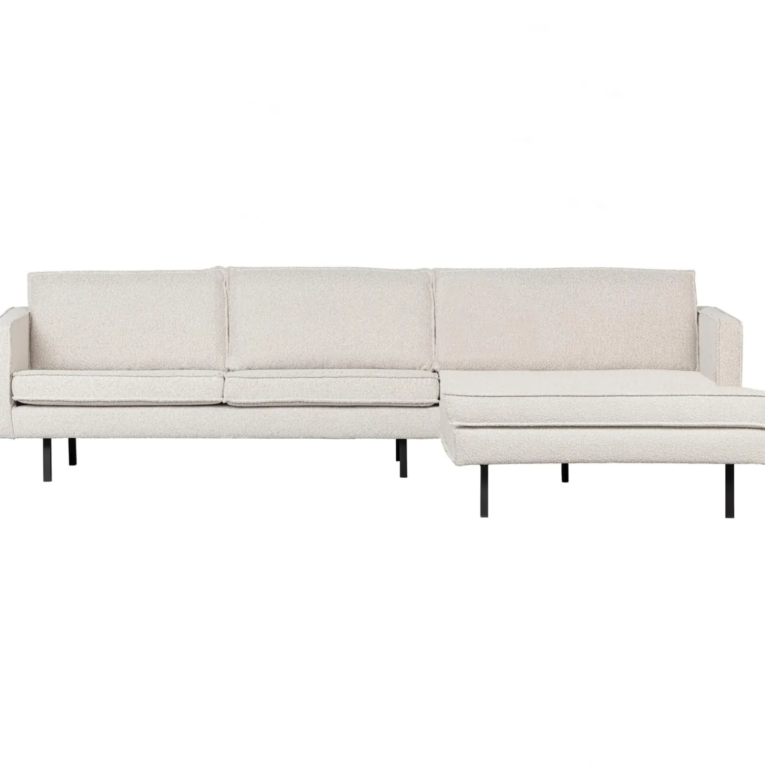 New WOOOD Rodeo chaise longue rechts bouclé Naturel