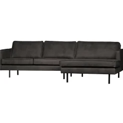 Sale WOOOD Rodeo chaise longue rechts ecoleer Zwart