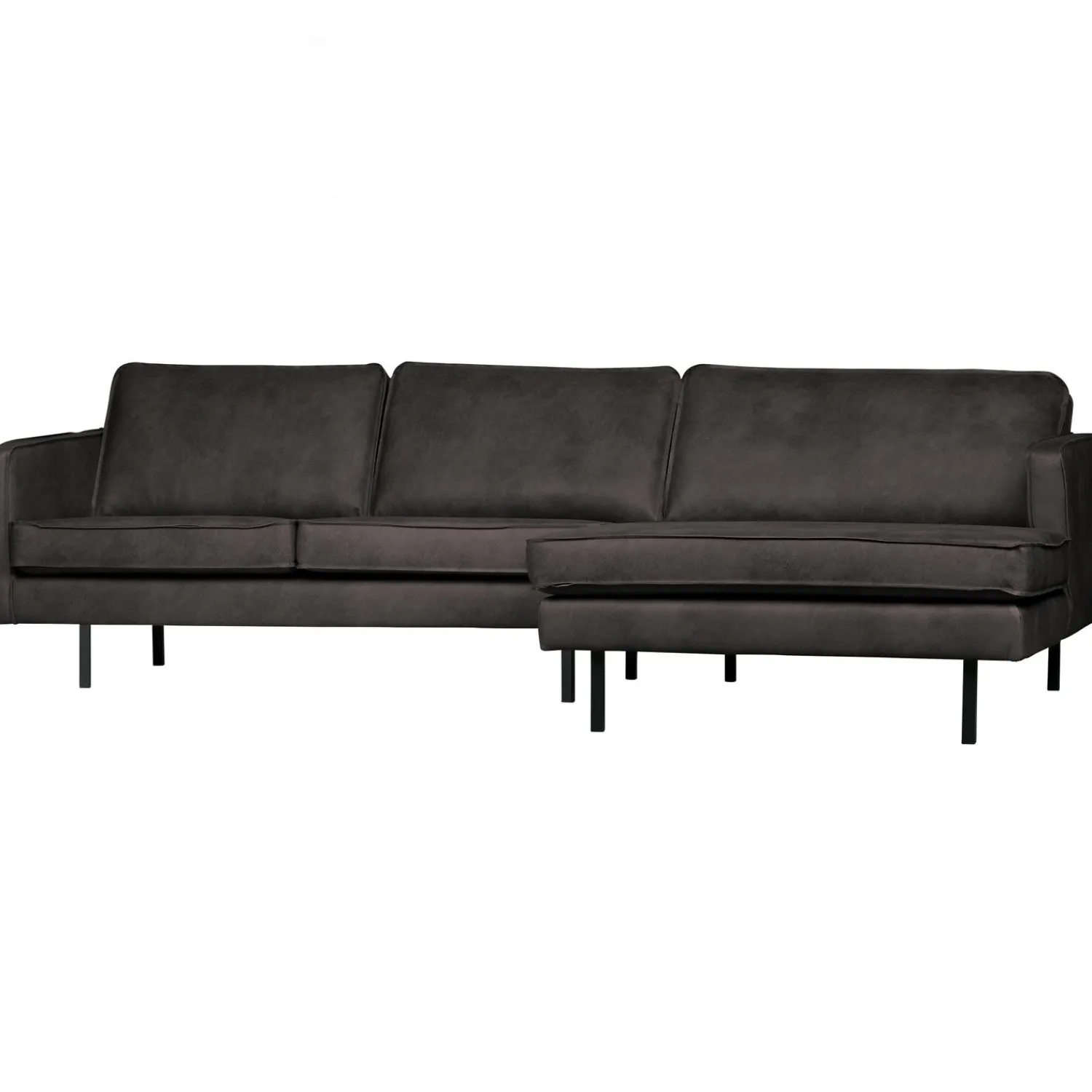 Sale WOOOD Rodeo chaise longue rechts ecoleer Zwart