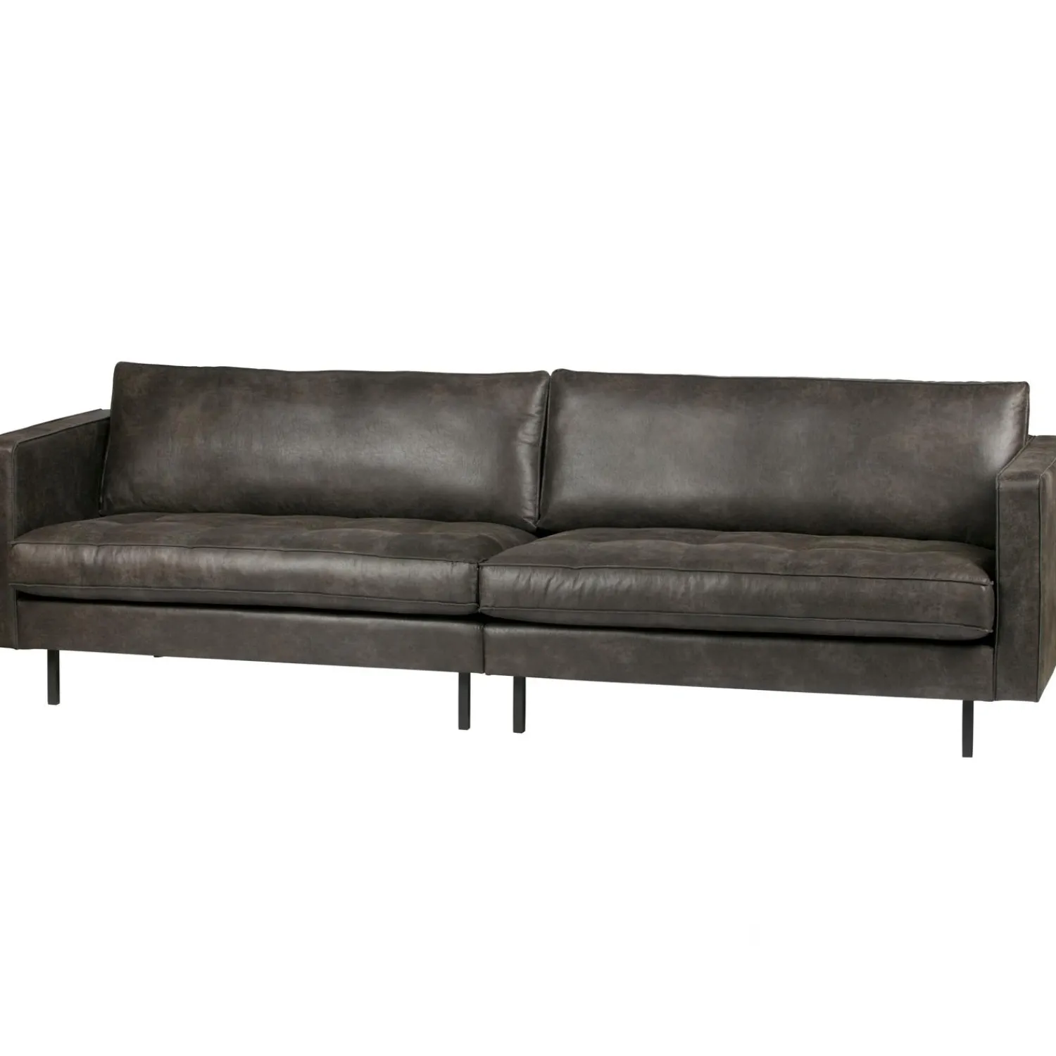 Discount WOOOD Rodeo classic bank 3-zits ecoleer Zwart