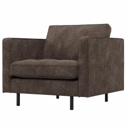 New WOOOD Rodeo classic fauteuil ribstof Bruin