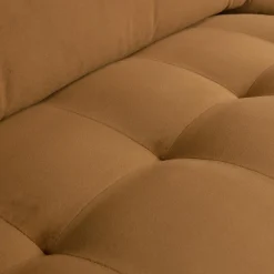 Discount WOOOD Rodeo classic fauteuil velvet Honinggeel