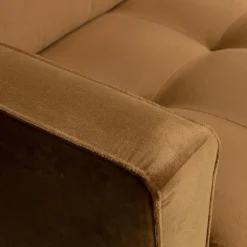 Discount WOOOD Rodeo classic fauteuil velvet Honinggeel