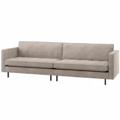 Online WOOOD Rodeo classic 3-zits bank ribstof Donkerzand