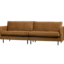 Online WOOOD Rodeo classic 3-zits bank velvet Honinggeel