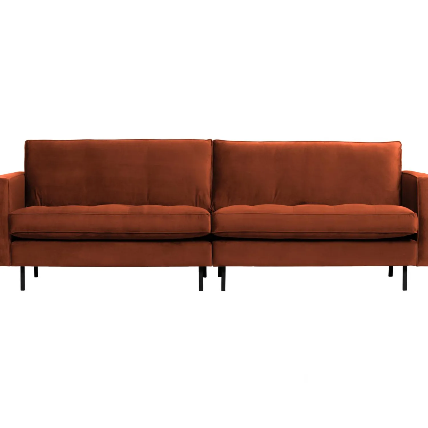 New WOOOD Rodeo classic 3-zits bank velvet Roest