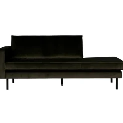 Discount WOOOD Rodeo daybed links velvet Donkergroen
