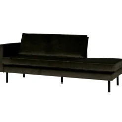 Discount WOOOD Rodeo daybed links velvet Donkergroen