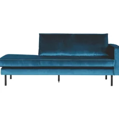Discount WOOOD Rodeo daybed rechts velvet Blauw