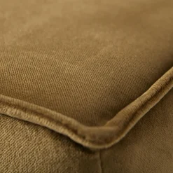 Hot WOOOD Rodeo hocker op poten velvet Honinggeel