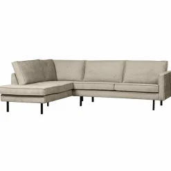 New WOOOD Rodeo hoekbank links structure velvet Wheatfield