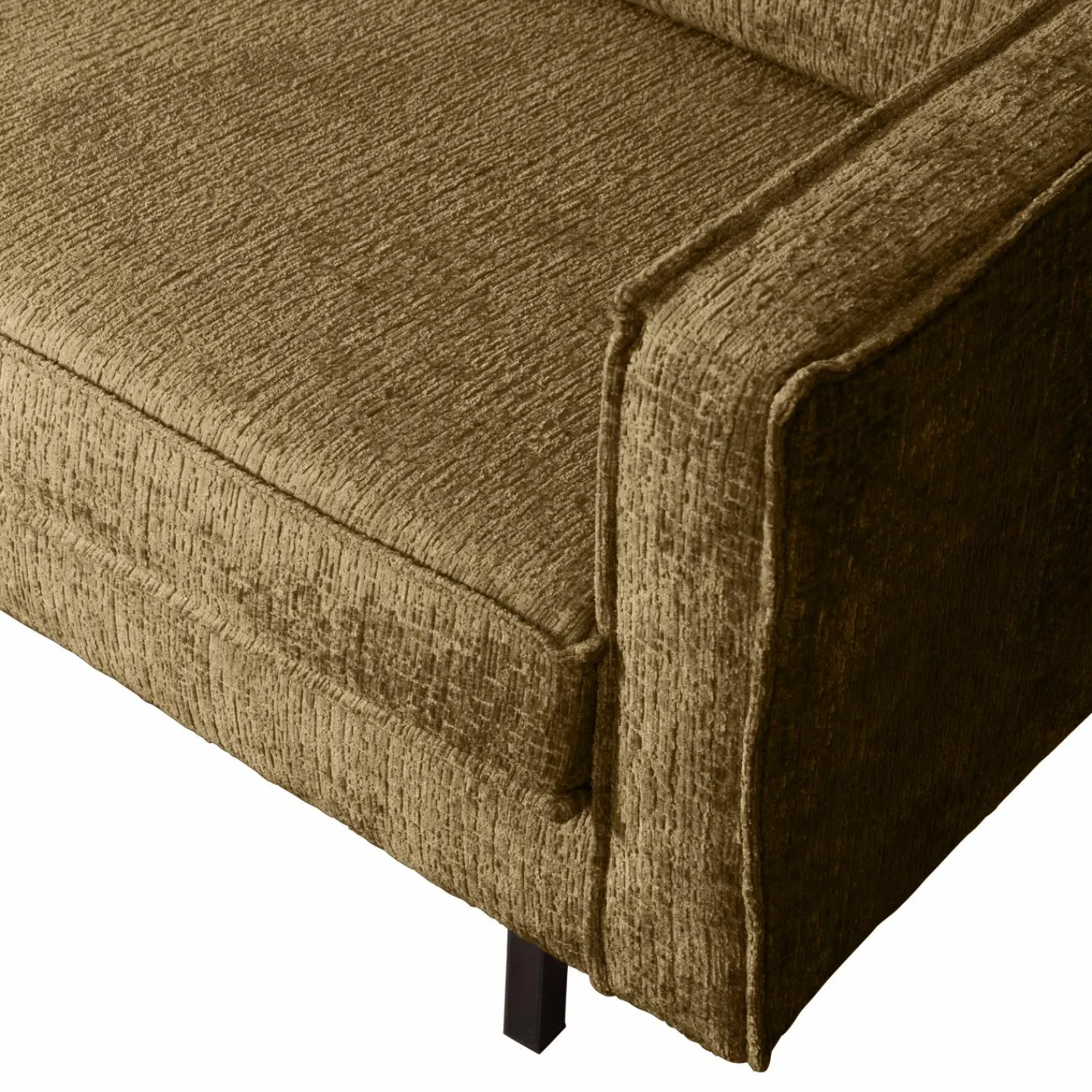 Hot WOOOD Rodeo hoekbank links structure velvet Brass