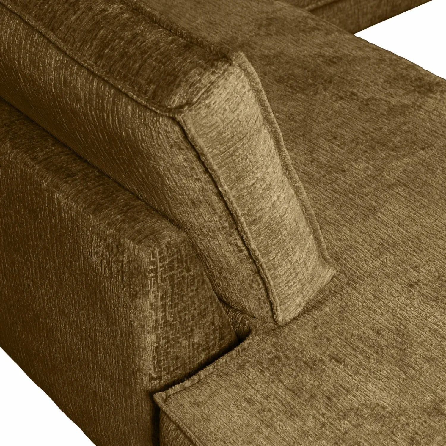 Hot WOOOD Rodeo hoekbank links structure velvet Brass