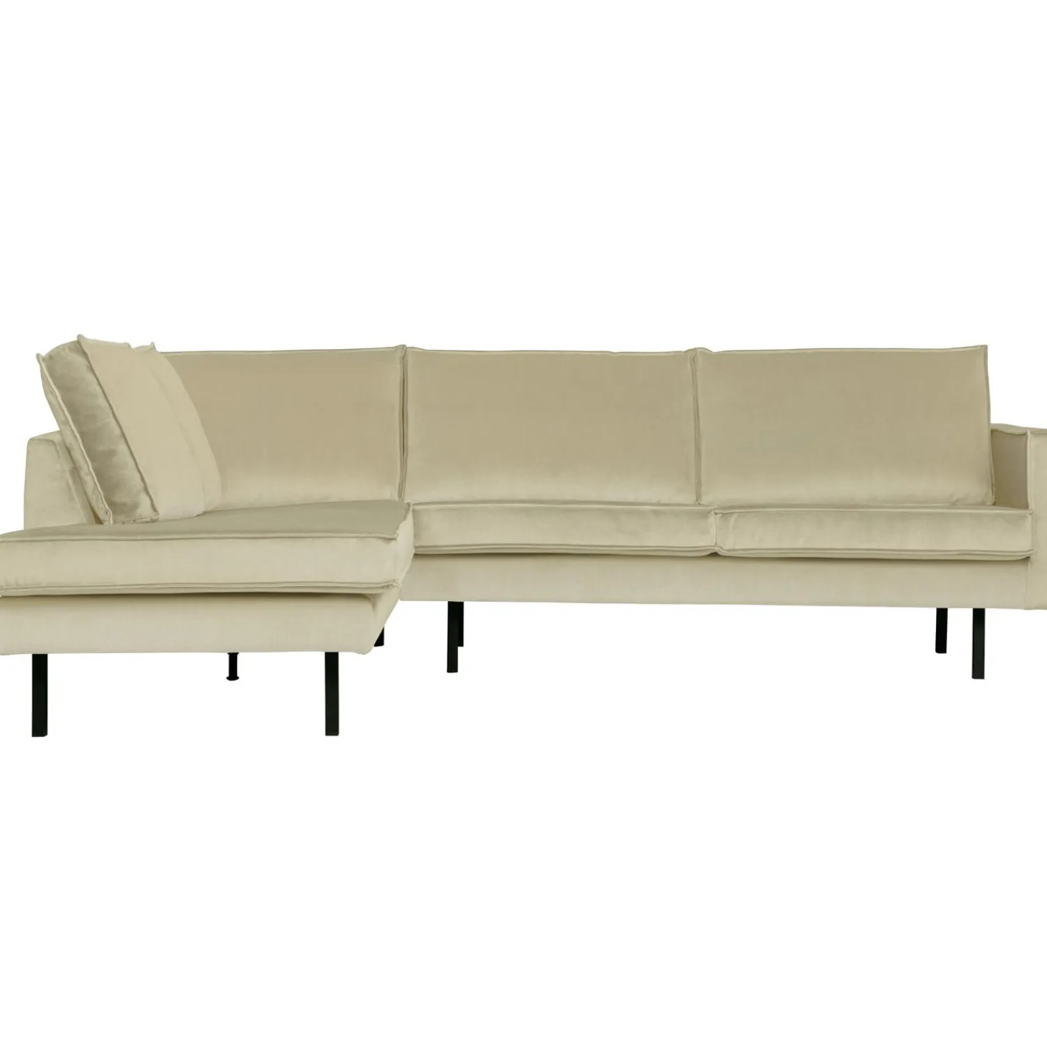 Clearance WOOOD Rodeo hoekbank links velvet Pistache