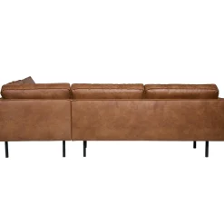 Online WOOOD Rodeo hoekbank rechts ecoleer Cognac