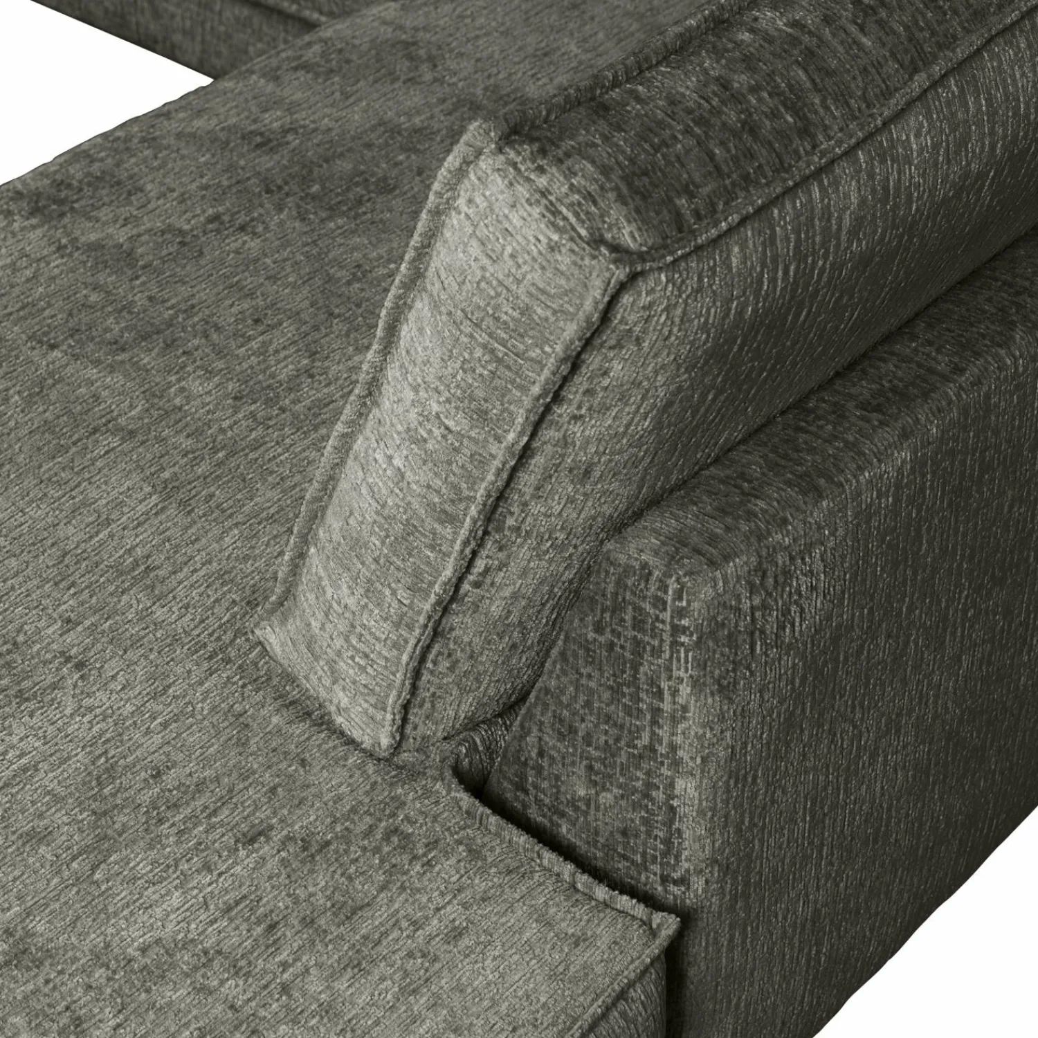 WOOOD Rodeo hoekbank rechts structure velvet Frost