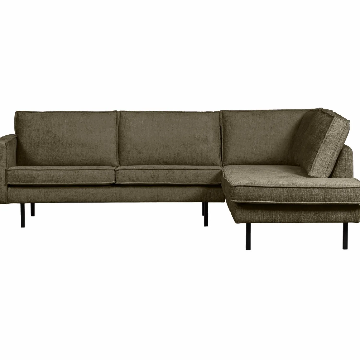 New WOOOD Rodeo hoekbank rechts structure velvet Bonsai