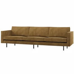 Online WOOOD Rodeo 3-zits bank ribstof Honinggeel