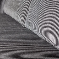 Clearance WOOOD Rodeo 2,5-zits bank streep zwart/grijs